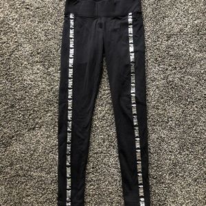 Pink workout leggings